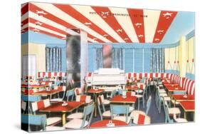 Well-Lit Diner, 23 Room-null-Stretched Canvas