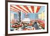 Well-Lit Diner, 23 Room-null-Framed Art Print