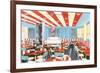 Well-Lit Diner, 23 Room-null-Framed Premium Giclee Print