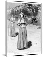 Well Played! - a Sketch at a Ladies' Cricket Match, 1890-Edward Frederick Brewtnall-Mounted Giclee Print