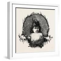 Well Protected, Muff, Fashion, Winter, 1882-null-Framed Giclee Print