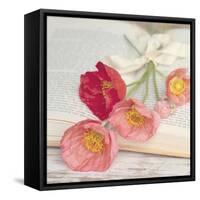 Well Red Poppy-Mandy Lynne-Framed Stretched Canvas