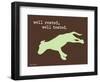 Well Rested-Dog is Good-Framed Art Print