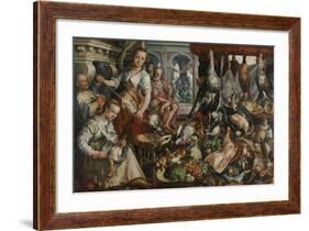 Well-Stocked Kitchen, Joachim Bueckelaer-Joachim Bueckelaer-Framed Art Print