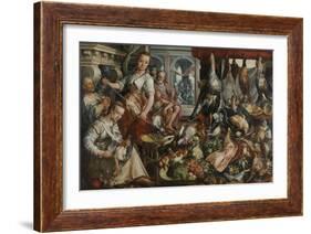 Well-Stocked Kitchen, Joachim Bueckelaer-Joachim Bueckelaer-Framed Art Print