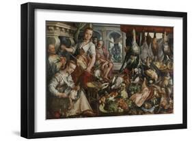 Well-Stocked Kitchen, Joachim Bueckelaer-Joachim Bueckelaer-Framed Art Print