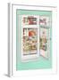 Well Stocked Refrigerator-null-Framed Art Print