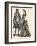 Well to Do French Couple-null-Framed Art Print