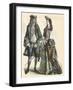 Well to Do French Couple-null-Framed Art Print