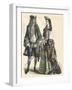 Well to Do French Couple-null-Framed Art Print