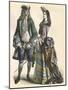 Well to Do French Couple-null-Mounted Art Print