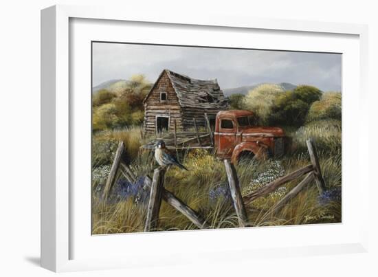 Well Worn Perch-Trevor V. Swanson-Framed Giclee Print