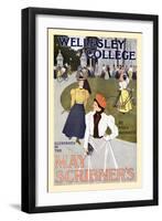 Wellesley College Illustrated In The May Scribner's-C. Allan Gilbert,-Framed Art Print