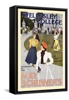 Wellesley College Illustrated In The May Scribner's-C. Allan Gilbert,-Framed Stretched Canvas
