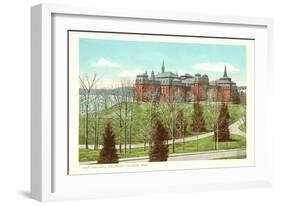 Wellesley College, Mass.-null-Framed Art Print