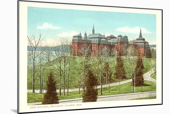 Wellesley College, Mass.-null-Mounted Art Print