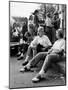 Wellesley Freshmen Students Gathered Outside the Hathaway House Bookshop-Lisa Larsen-Mounted Photographic Print