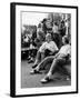 Wellesley Freshmen Students Gathered Outside the Hathaway House Bookshop-Lisa Larsen-Framed Photographic Print