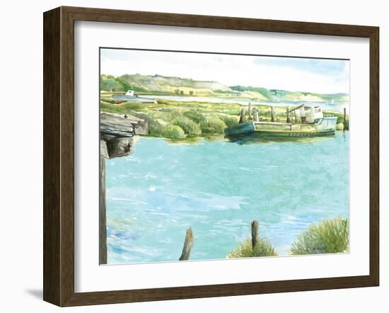 Wellfleet Salt Marsh-Gregory Gorham-Framed Art Print