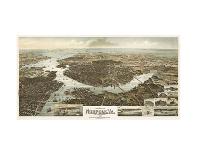 Panorama of Norfolk, Virginia, and Surroundings, 1892-Wellge-Stretched Canvas