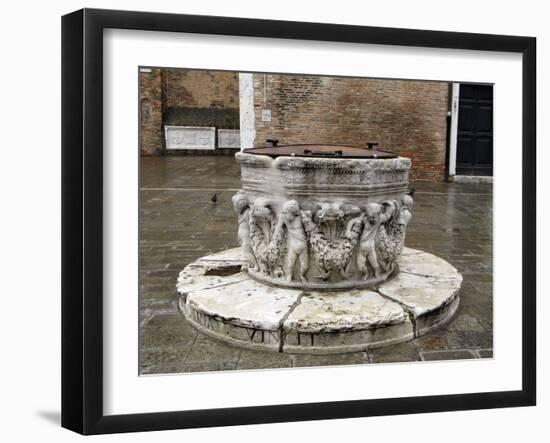 Wellhead in Campo Ss Giovanni E Paolo-null-Framed Giclee Print