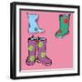 Wellies-Anna Platts-Framed Premium Giclee Print