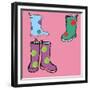 Wellies-Anna Platts-Framed Giclee Print