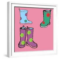 Wellies-Anna Platts-Framed Giclee Print