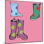 Wellies-Anna Platts-Mounted Giclee Print