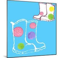 Wellies-Anna Platts-Mounted Giclee Print