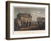 Wellington and Blucher Meeting by Accident at the Close of the Battle of Waterloo-I. M. Clark-Framed Giclee Print
