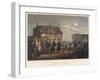 Wellington and Blucher Meeting by Accident at the Close of the Battle of Waterloo-I. M. Clark-Framed Giclee Print