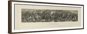 Wellington and Blücher Meeting after the Battle of Waterloo, 1815, by Lumb Stocks (1812-92)-Daniel Maclise-Framed Giclee Print