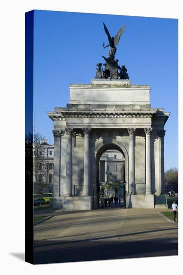 Wellington Arch, Hyde Park Corner, London, England, United Kingdom, Europe-James Emmerson-Stretched Canvas