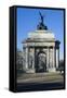 Wellington Arch, Hyde Park Corner, London, England, United Kingdom, Europe-James Emmerson-Framed Stretched Canvas