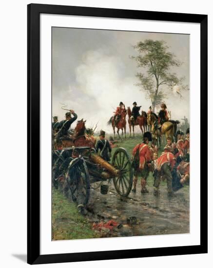 Wellington at Waterloo, 1886-Ernest Crofts-Framed Giclee Print