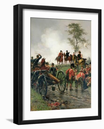 Wellington at Waterloo, 1886-Ernest Crofts-Framed Giclee Print