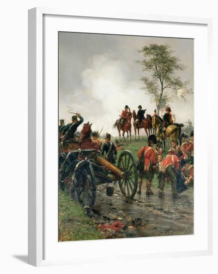 Wellington at Waterloo, 1886-Ernest Crofts-Framed Giclee Print