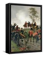 Wellington at Waterloo, 1886-Ernest Crofts-Framed Stretched Canvas