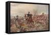 Wellington at Waterloo-Robert Alexander Hillingford-Framed Stretched Canvas