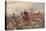 Wellington at Waterloo-Robert Alexander Hillingford-Stretched Canvas