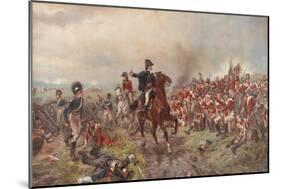 Wellington at Waterloo-Robert Alexander Hillingford-Mounted Giclee Print