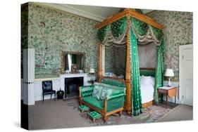 Wellington Bedroom, Chatsworth House, Derbyshire-null-Stretched Canvas