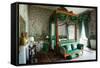 Wellington Bedroom, Chatsworth House, Derbyshire-null-Framed Stretched Canvas
