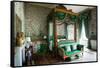 Wellington Bedroom, Chatsworth House, Derbyshire-null-Framed Stretched Canvas