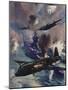 Wellington Bombers Attacking the German Naval Base at Kiel, 1939-null-Mounted Giclee Print
