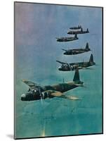 Wellington Bombers in Formation, 1940-null-Mounted Giclee Print