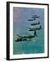 Wellington Bombers in Formation, 1940-null-Framed Giclee Print