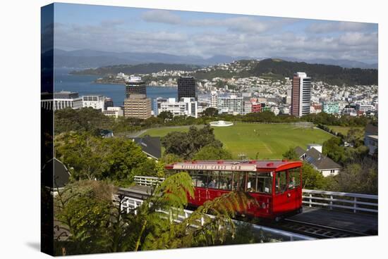 Wellington Cable Car, Wellington, North Island, New Zealand, Pacific-Stuart-Stretched Canvas