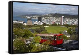 Wellington Cable Car, Wellington, North Island, New Zealand, Pacific-Stuart-Framed Stretched Canvas